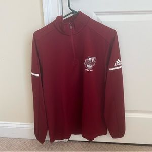 UMass Hockey Adidas 1/4 Zip